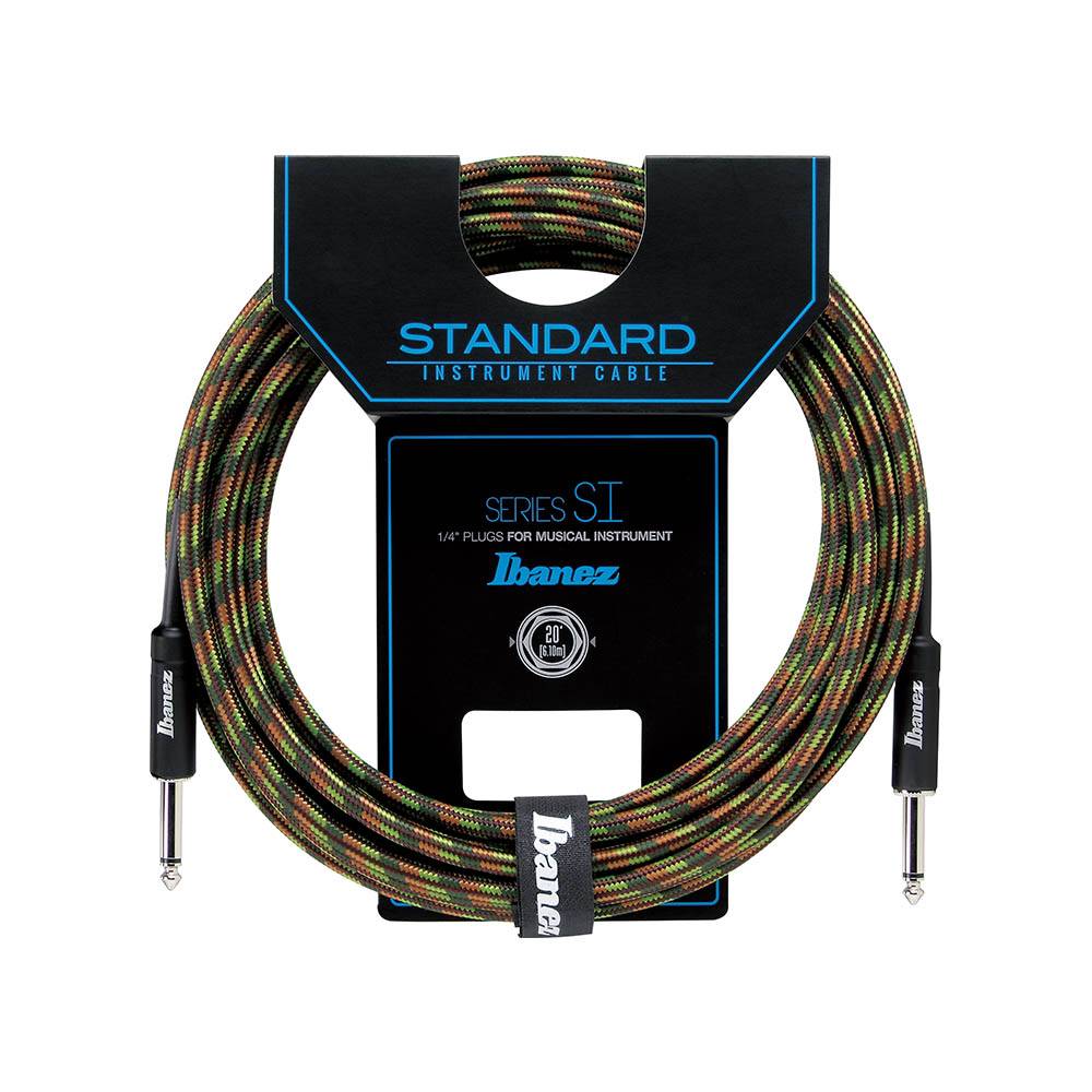 Ibanez Guitar Instrument Cable SI20 編織款樂器導線 S/S (共4色)