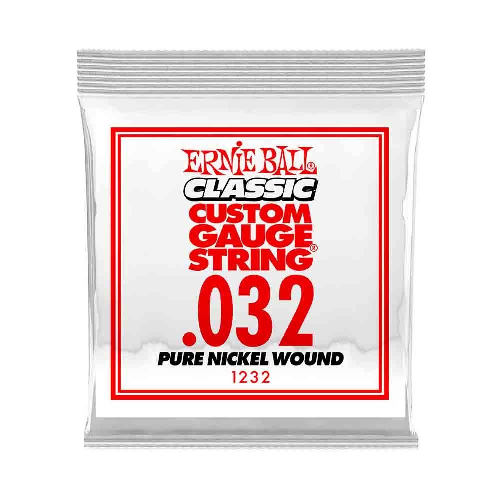 Ernie Ball Classic Pure Nickel Wound 1232 經典搖滾鈍鎳 電吉他零弦 (單入裝) 32