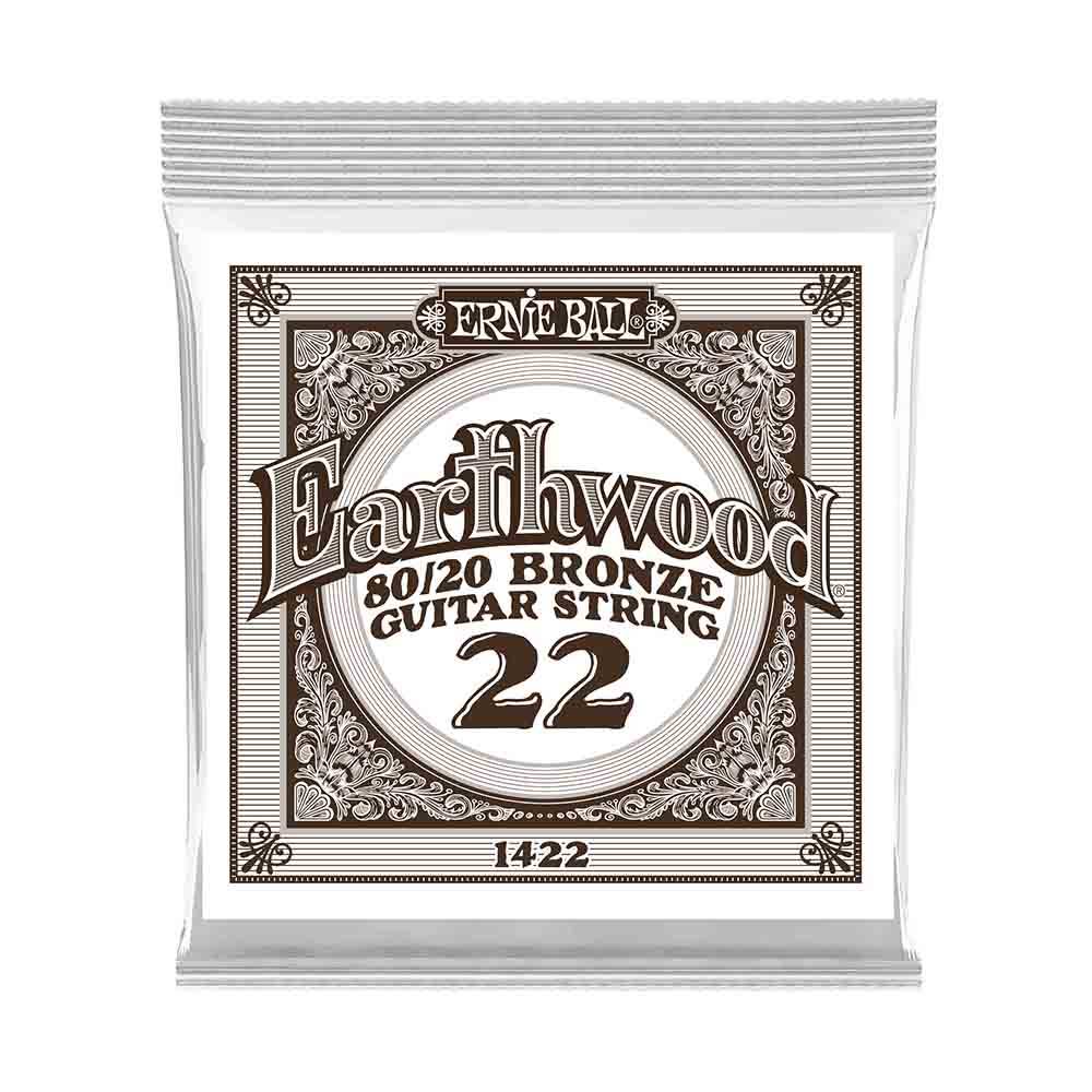 Ernie Ball Earthwood 80/20 Bronze 1422 經典純粹 民謠吉他零弦 (單入裝) 22