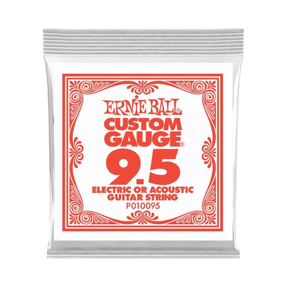 Ernie Ball Custom Gauge Plain Steel 10095 經典不鏽鋼 電吉他零弦 (單入裝) 09.5