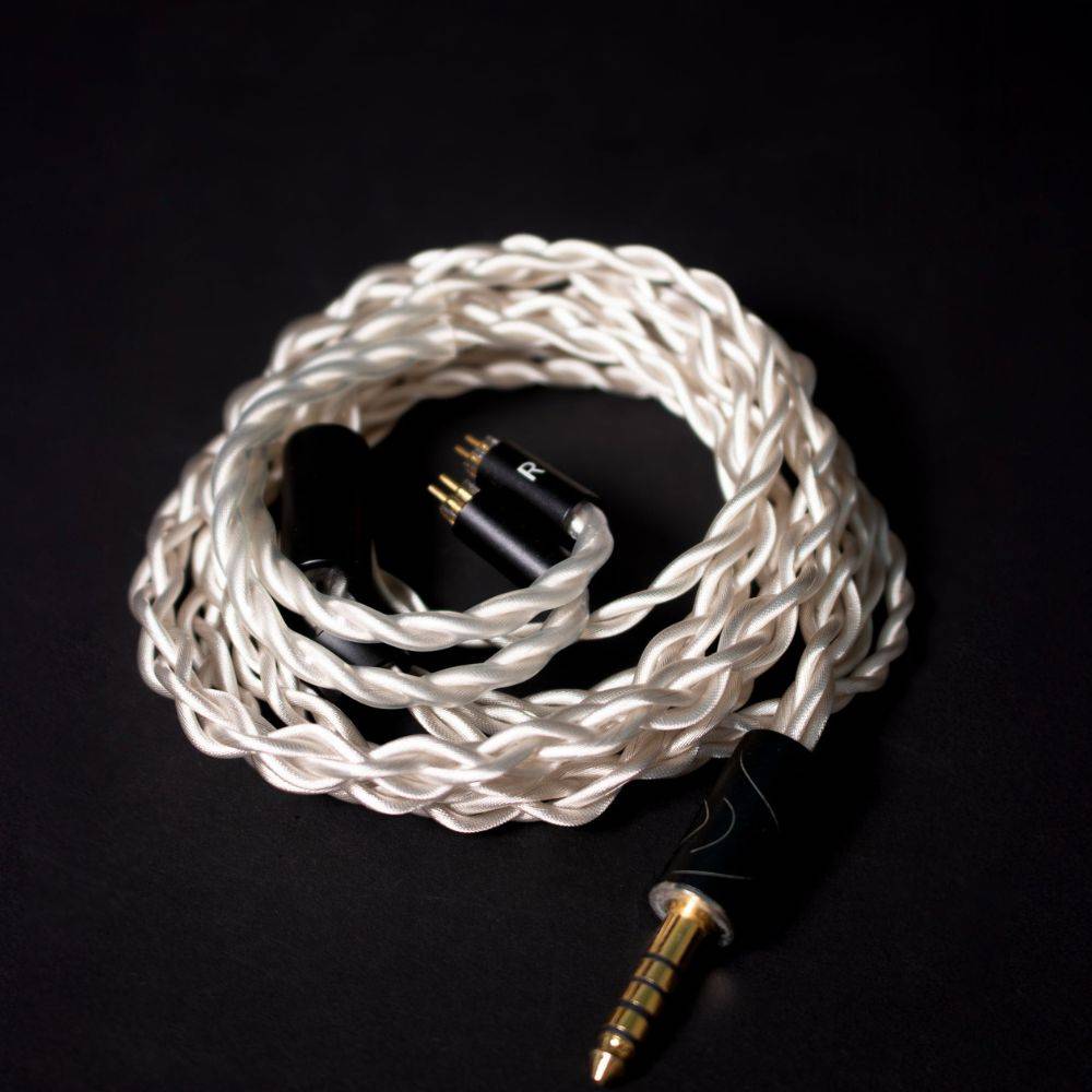 Fatfreq Silver Stock Cable with Detachable Plug 可拆式插頭耳機線