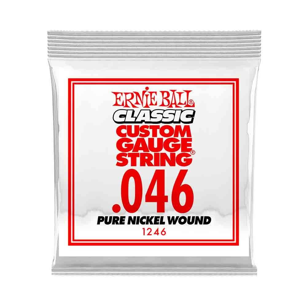 Ernie Ball Classic Pure Nickel Wound 1246 經典搖滾鈍鎳 電吉他零弦 (單入裝) 46