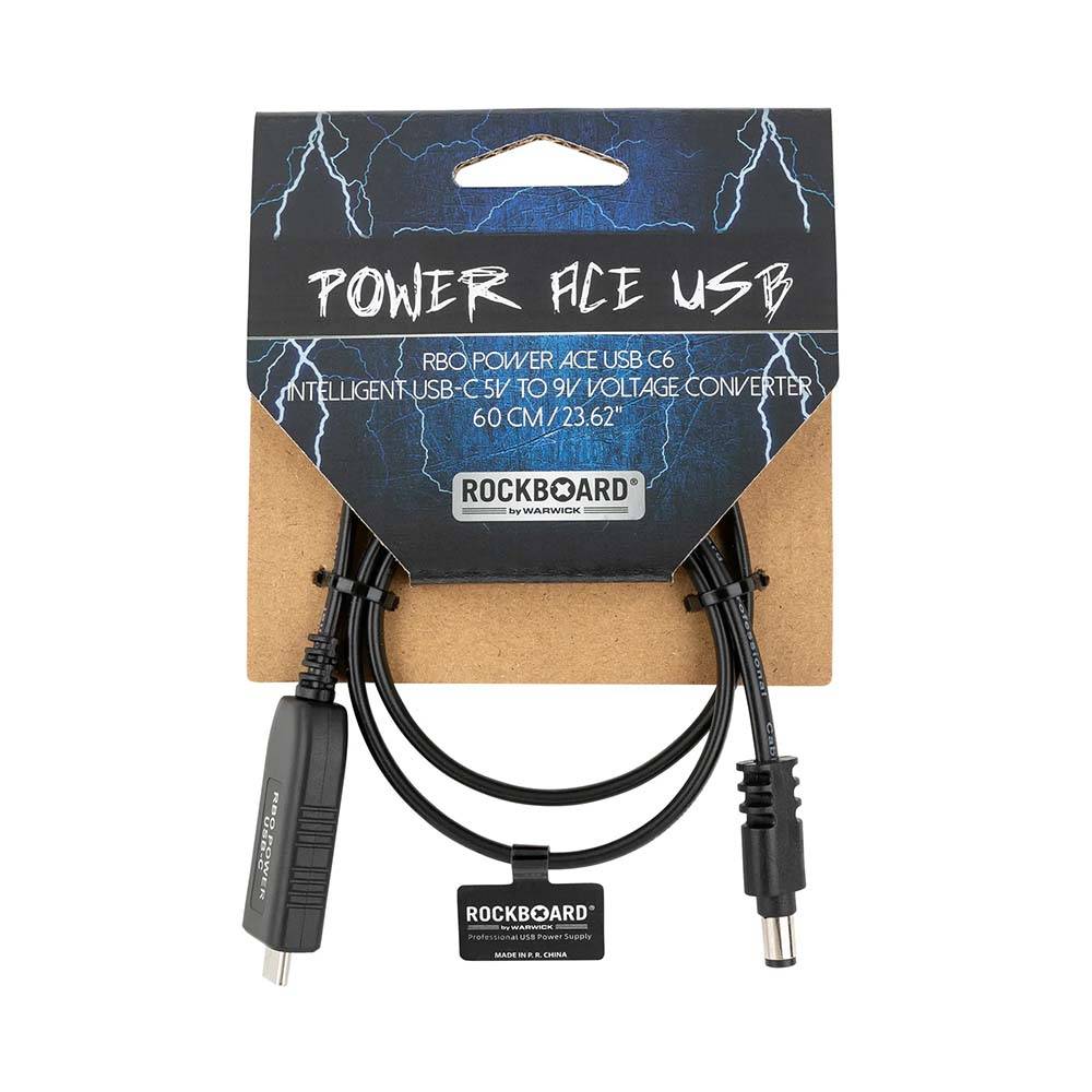 Rockboard Intelligent USB-A 5V to 9V Voltage Converter 5V轉9V電壓轉換線 (30cm/60cm)