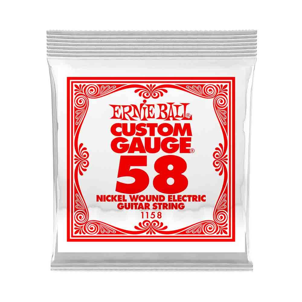Ernie Ball Nickel Wound 1158 鎳纏繞 電吉他零弦 (單入裝) 58
