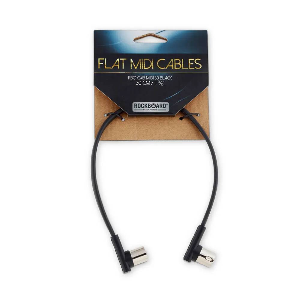 RockBoard Flat MIDI Cable 30cm MIDI線