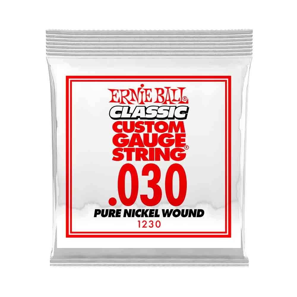 Ernie Ball Classic Pure Nickel Wound 1230 經典搖滾鈍鎳 電吉他零弦 (單入裝) 30