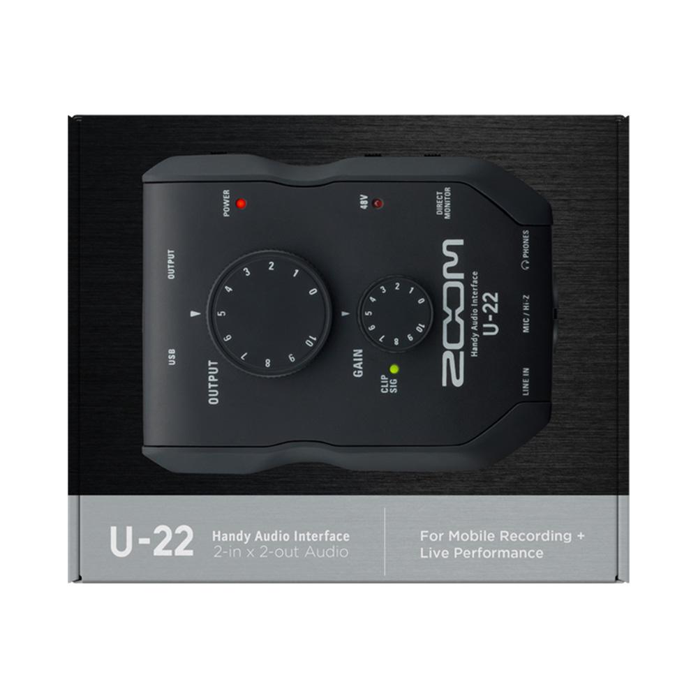 ZOOM U-22 手持型錄音介面