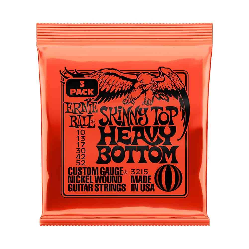 Ernie Ball Skinny Top Heavy Bottom Slinky 3215 鎳纏繞 電吉他套弦 (3件組) 10-52