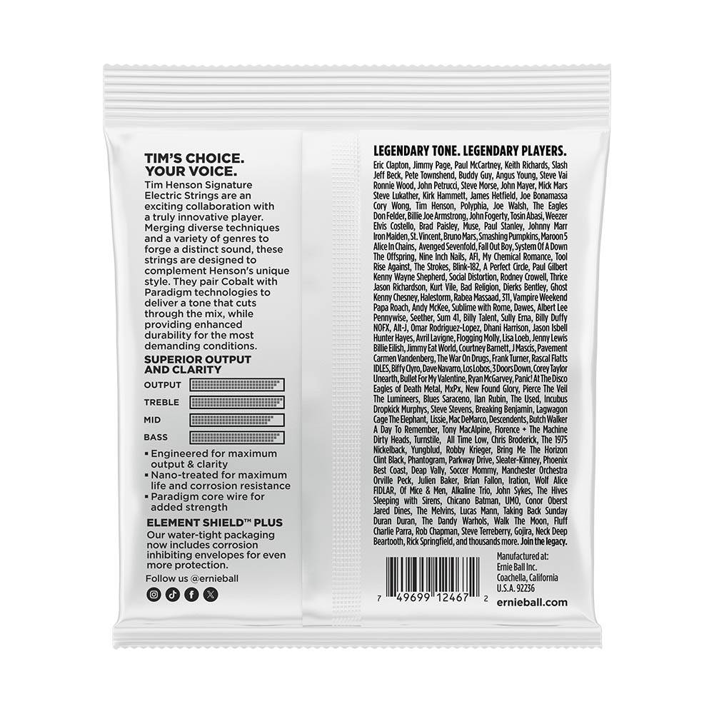 Ernie Ball Tim Henson Signature Electric Guitar Strings 3826 電吉他套弦 9.5-46 Ernie Ball Tim Henson Signature Electric Guitar Strings 3826 電吉他套弦 9.5-46