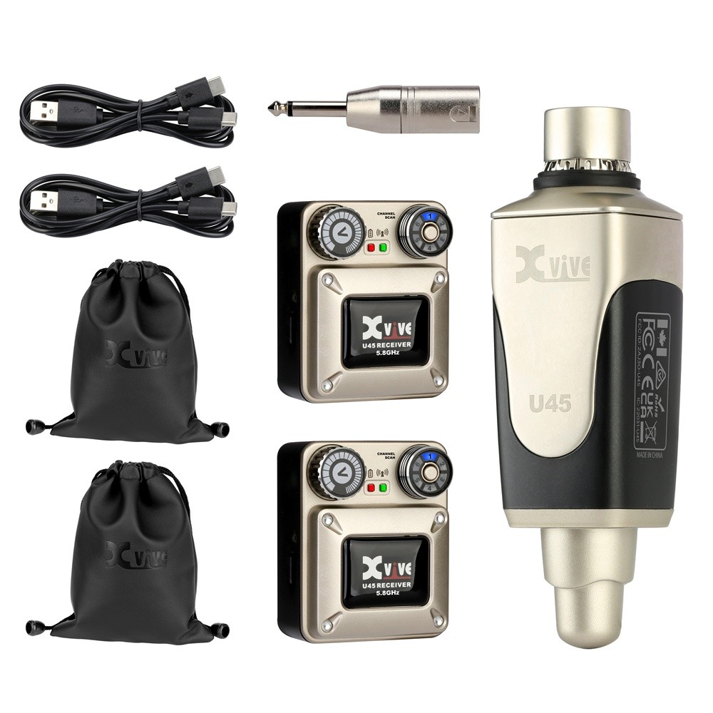 Xvive U45R2 Wireless IEM System 入耳式無線監聽傳輸介面 Xvive U45R2 Wireless IEM System 入耳式無線監聽傳輸介面