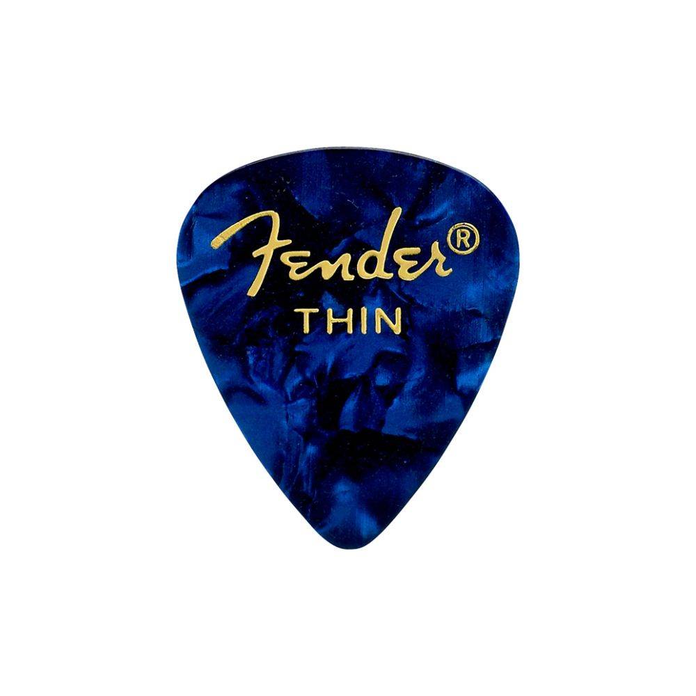 Fender Premium Celluloid 351 Shape Blue Moto - 1 Gross 匹克(144入組)