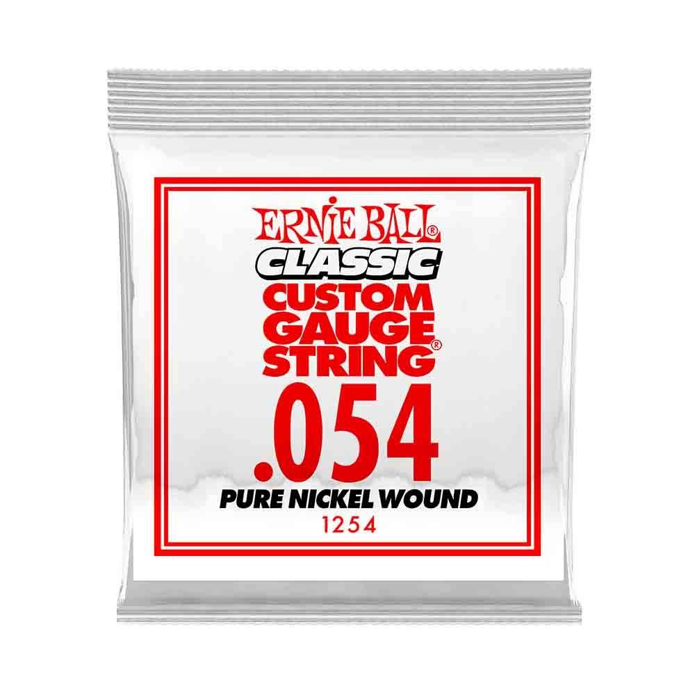 Ernie Ball Classic Pure Nickel Wound 1254 經典搖滾鈍鎳 電吉他零弦 (單入裝) 54