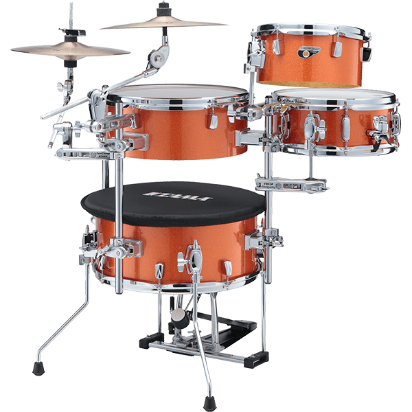 TAMA Cocktail-JAM Kit Bright Orange Sparkle 鼓組 (4pcs)