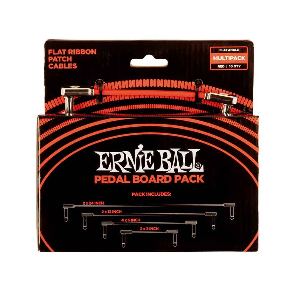 Ernie Ball Flat Ribbon Patch Cable Pedalboard Multi-Pack 導線十入組 (共3色) Ernie Ball Flat Ribbon Patch Cable Pedalboard Multi-Pack 導線十入組 (共3色)