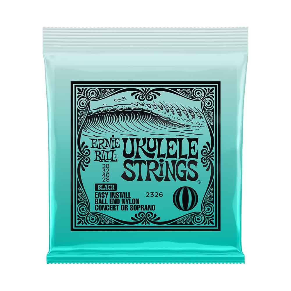 Ernie Ball Ukulele Ball End Nylon Strings Black 2326 烏克麗麗套弦 21