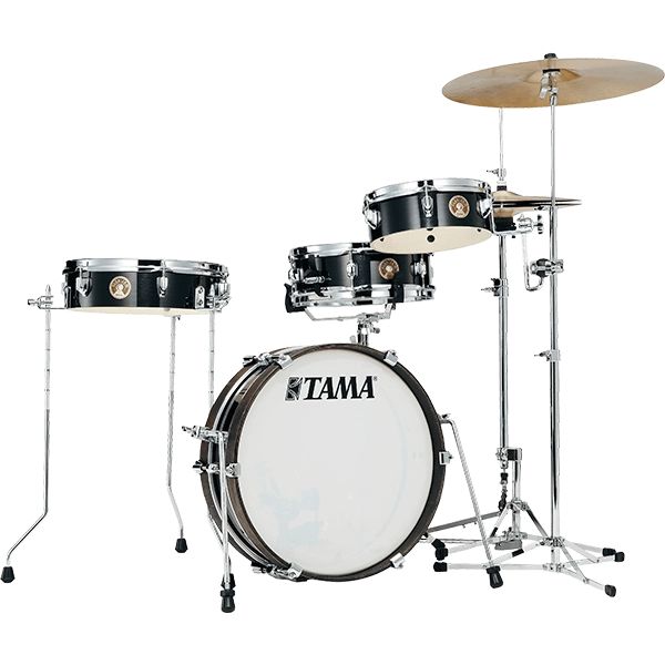 TAMA Club-JAM Pancake Hairline Black 便攜式鼓組（4pcs）
