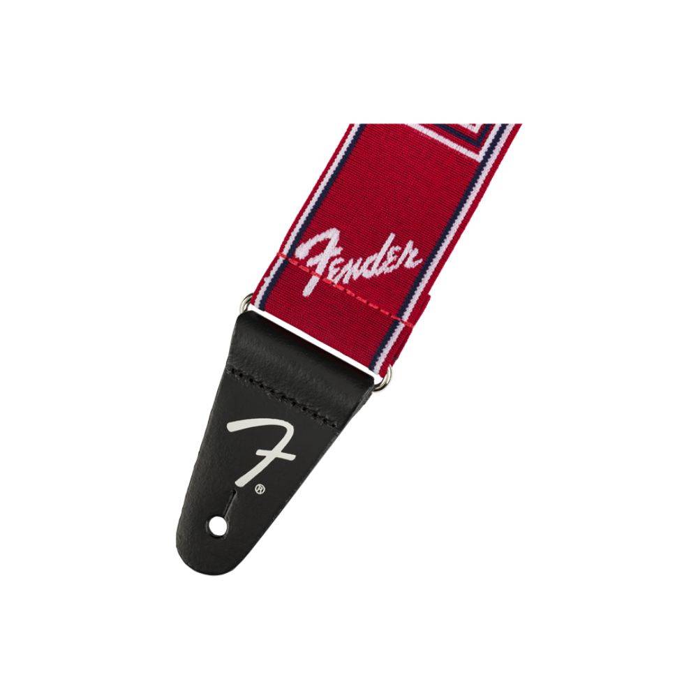 Fender WeighLess Monogram Straps Red 背帶 Fender WeighLess Monogram Straps Red 背帶