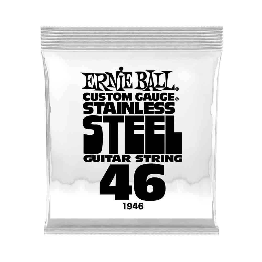 Ernie Ball Stainless Steel Wound 1946 不鏽鋼纏繞 電吉他零弦 (6條裝) 46