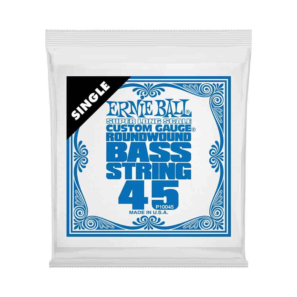Ernie Ball Super Long Scale Nickel Wound 10045 鎳纏繞 電貝斯零弦 (單入裝) 45