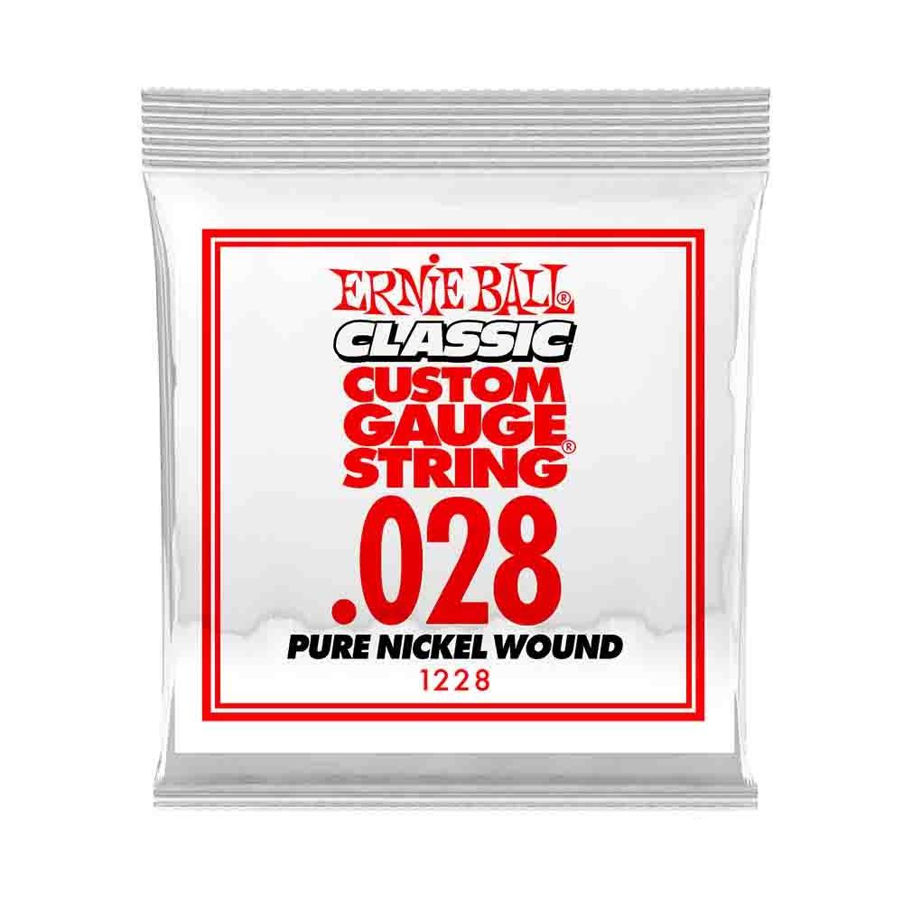 Ernie Ball Classic Pure Nickel Wound 1228 經典搖滾鈍鎳 電吉他零弦 (單入裝) 28