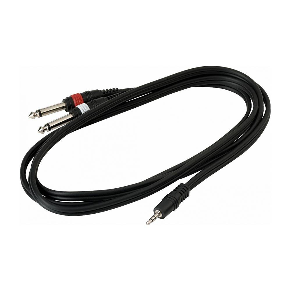 RockCable Patch Cable TSx2 to TRS Jack 1.8m 音訊連接線