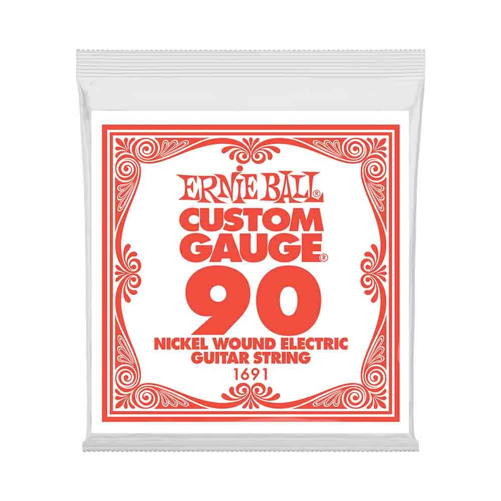 Ernie Ball Nickel Wound Small Ball-End 1691 鎳纏繞 電貝斯零弦 (3條裝) 90