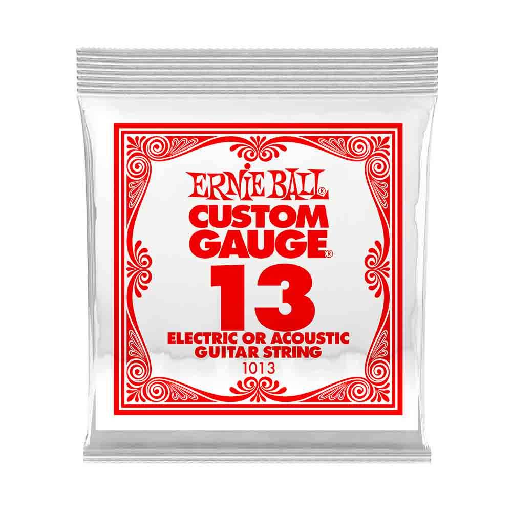 Ernie Ball Custom Gauge Plain Steel 1013 經典不鏽鋼 電吉他零弦 (單入裝) 13