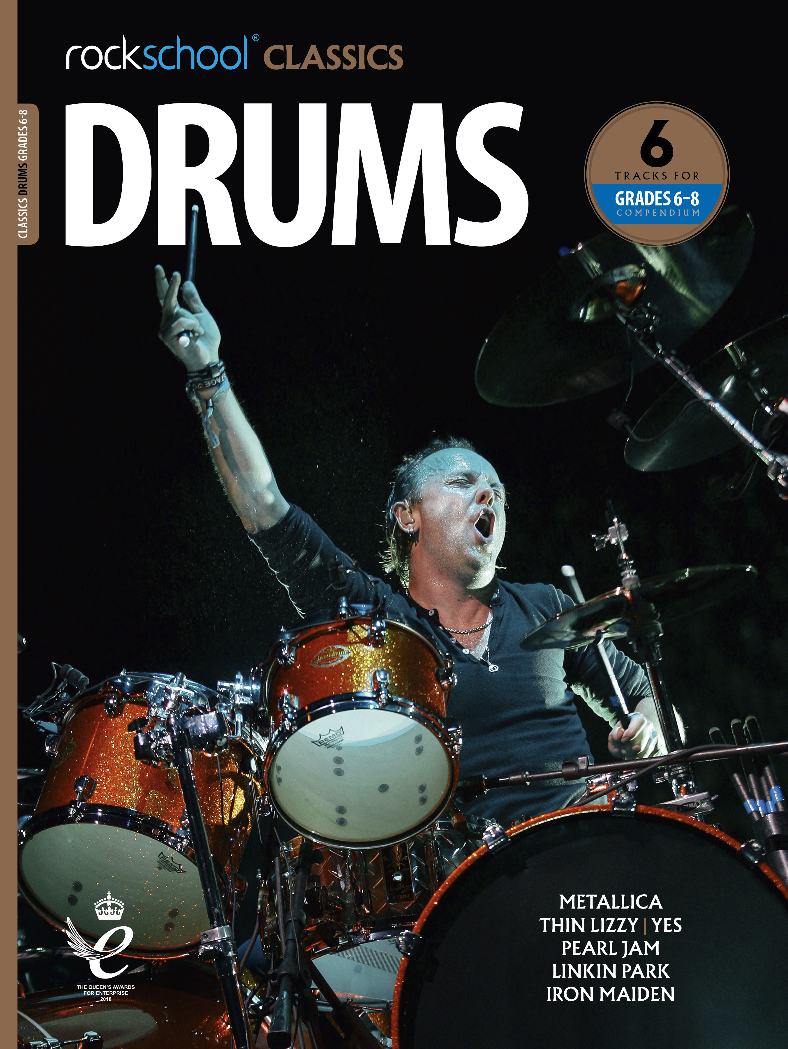 ROCKSCHOOL CLS DRUMS GRADES 6-8 COMPENDIUM 2018+ 爵士鼓檢定書 RSK200080