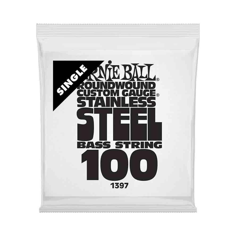 Ernie Ball Stainless Steel 1397 經典不鏽鋼 電貝斯零弦 (單入裝) 100 Ernie Ball Stainless Steel 1397 經典不鏽鋼 電貝斯零弦 (單入裝) 100