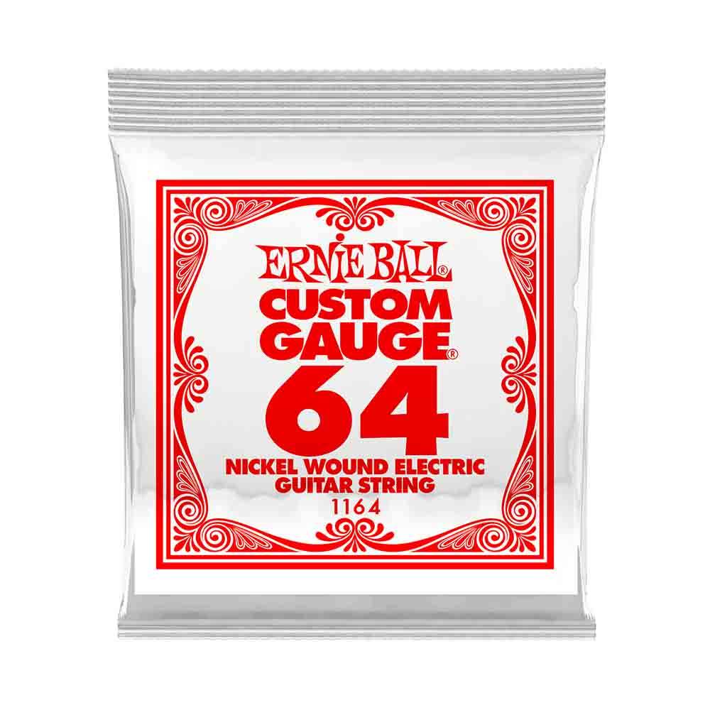 Ernie Ball Nickel Wound 1164 鎳纏繞 電吉他零弦 (單入裝) 64 Ernie Ball Nickel Wound 1164 鎳纏繞 電吉他零弦 (單入裝) 64