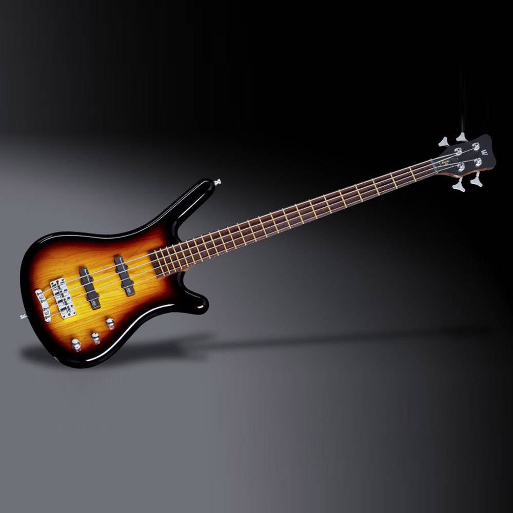 Warwick Teambuilt Pro Series Corvette Ash Passive Pickups and Electronics 四弦電貝斯