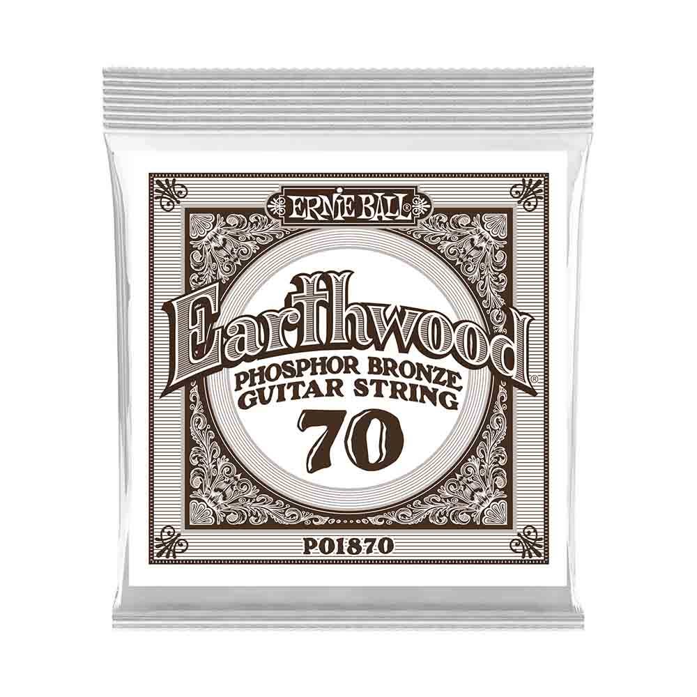 Ernie Ball Earthwood Phosphor Bronze 1870 經典純粹 民謠吉他零弦 (3條裝) 70